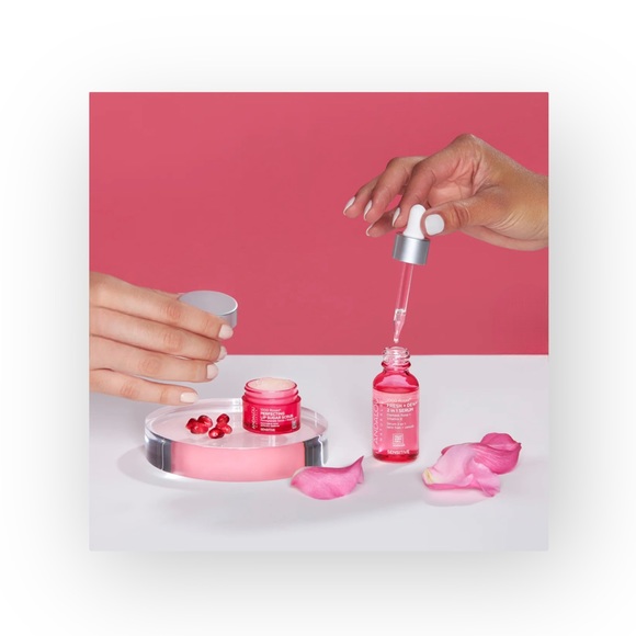 new Andalou Naturals ⚘ 1000 Roses Perfecting Lip Sugar Scrub ⚘ Full Size in Box - Picture 9 of 16